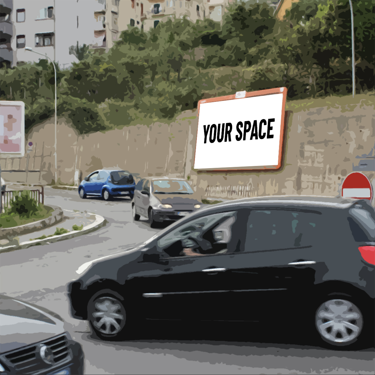 SPAZIO PUBBLICITARIO 600 x 300 Via Biagio Giordano (MONREALE) Dal 19/10/2026 al 01/11/2026 14 giorni